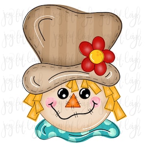 Cute Scarecrow Fall PNG Sublimation Printable