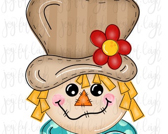 Cute Scarecrow Fall PNG Sublimation Printable