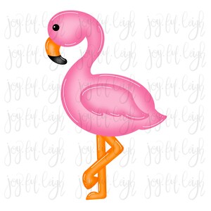 Standing Flamingo Summer PNG Sublimation Heat Transfer