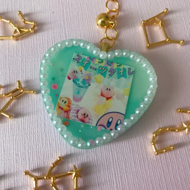 Kawaii Resin Japanese Video Game Character Handmade Keychain