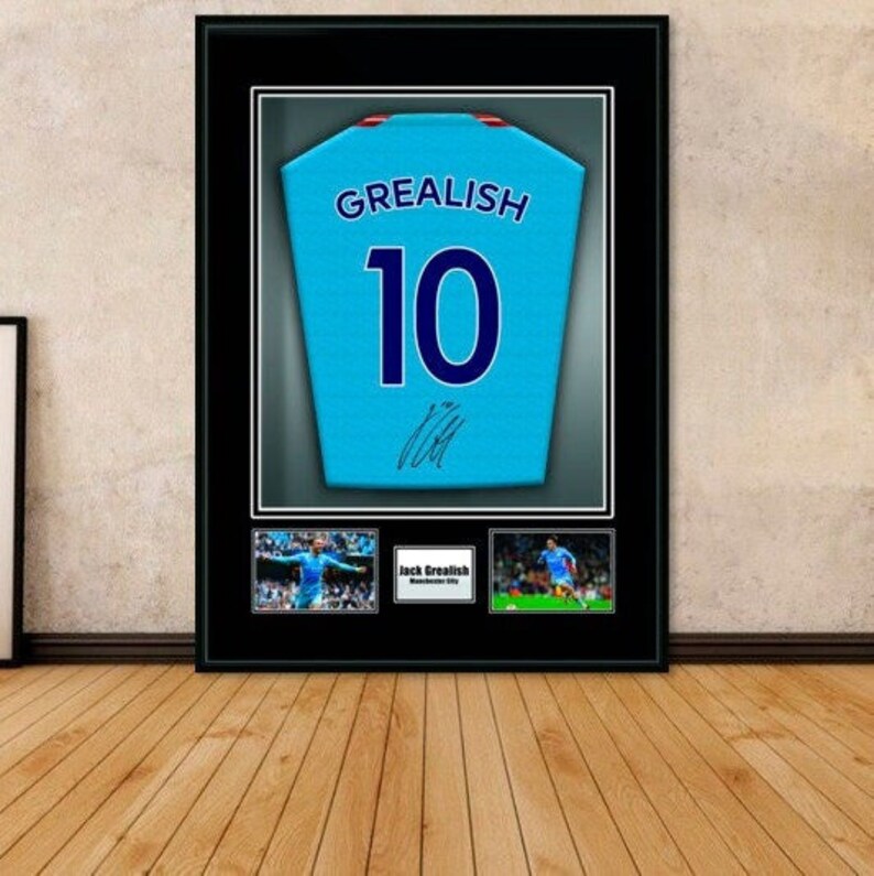 jack grealish signed shirt