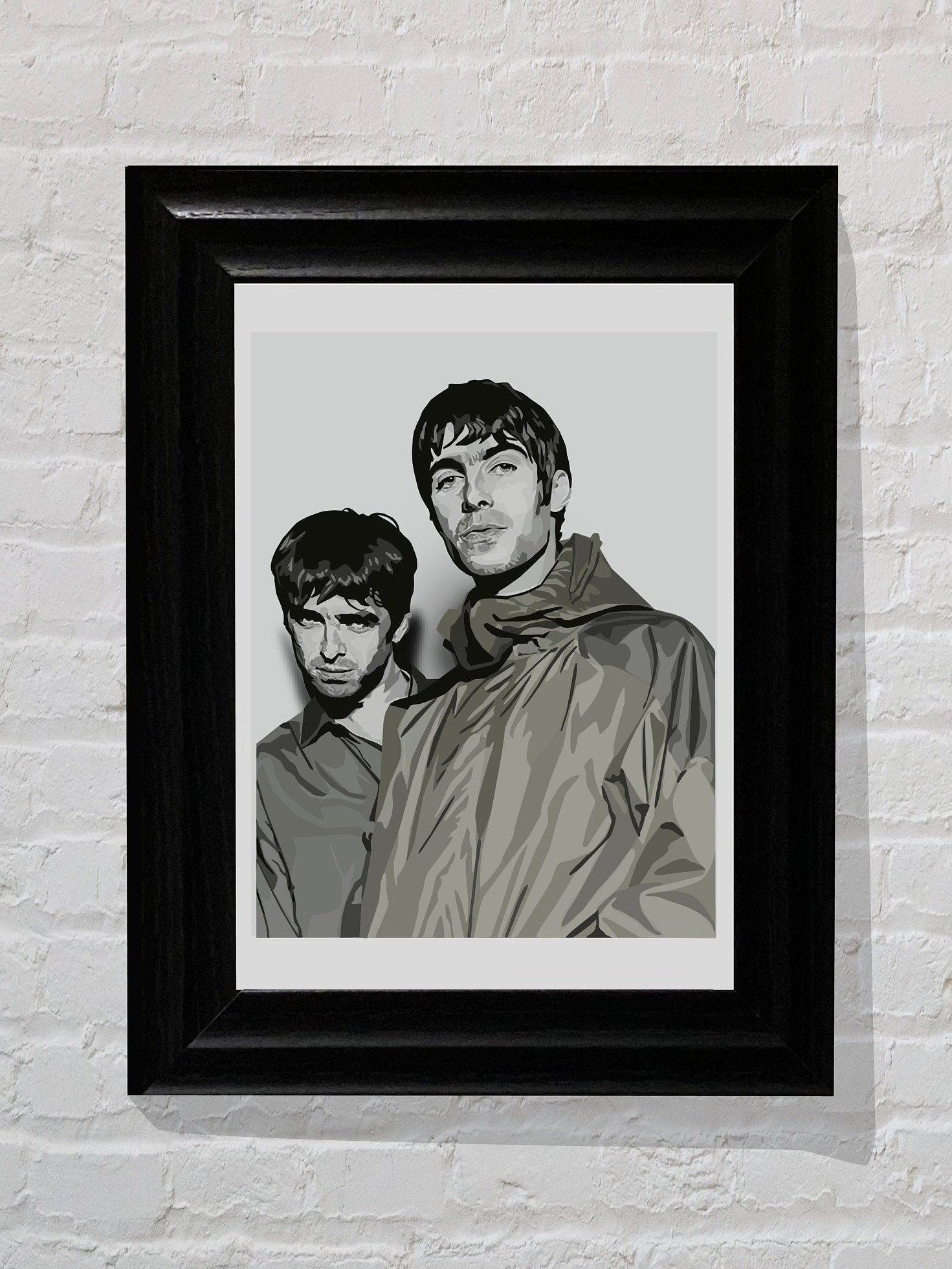 Oasis: Gallagher Brothers - Etsy