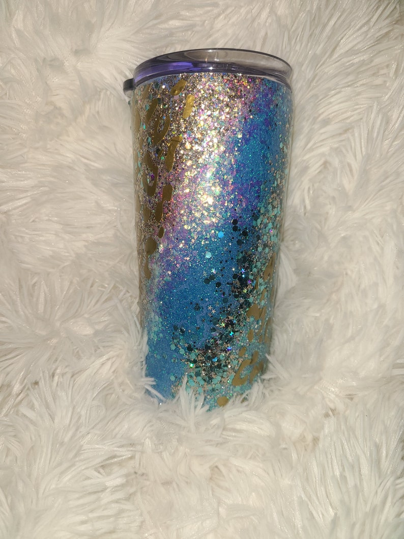 15oz Gypsy Leopard Custom Tumbler