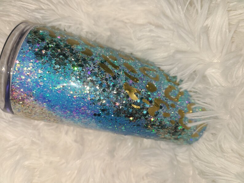 15oz Gypsy Leopard Custom Tumbler