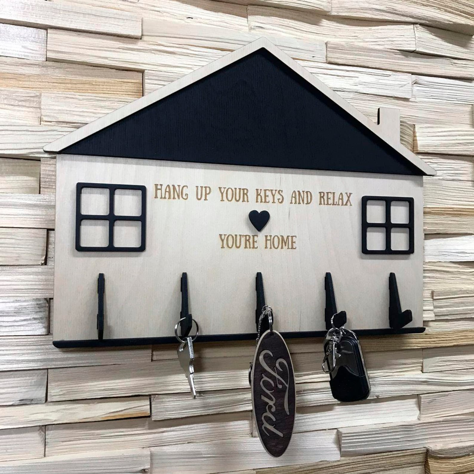 Personalized Key Hanger Key holder for wall Key Hook Key Etsy