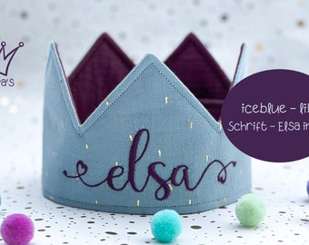 Custom Children's Birthday Party Crown, Personalized Kids Birthday Crown