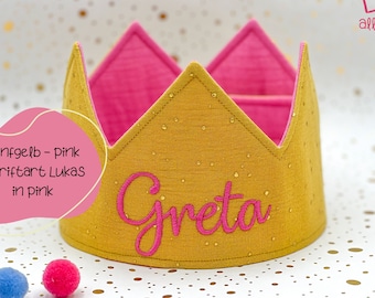 Cloth Crown for Birthday Party, Children's Birthday Crown