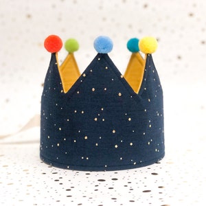 Custom Children's Birthday Party Crown, Personalized Kids Birthday Crown, Cute Birthday Gift afbeelding 5