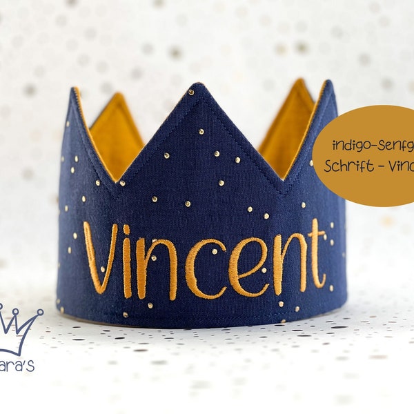 Custom Children's Birthday Party Crown, Personalized Kids Birthday Crown