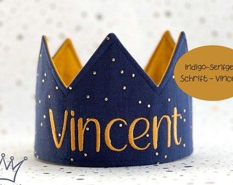 Custom Children's Birthday Party Crown, Personalized Kids Birthday Crown