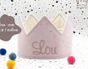 Girls Birthday Party Crown, Cute Unique Birthday Outfit for Girls, Custom Kids Crown