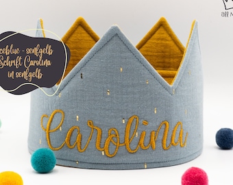 Custom Birthday Crown for Kids - Children's Party Hat - Unique Birthday Gift - Newborn Baby Gift Ideas