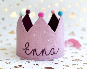 Girls Birthday Party Crown, Cute Unique Birthday Outfit for Girls, Custom Kids Crown