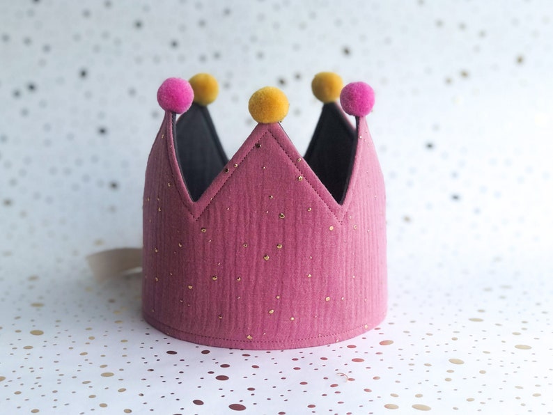 Girls Birthday Party Crown, Cute Unique Birthday Outfit for Girls, Custom Kids Crown image 5
