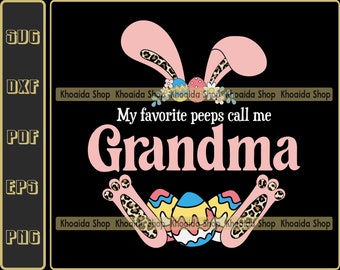 Download Grandma Bunny Svg Etsy