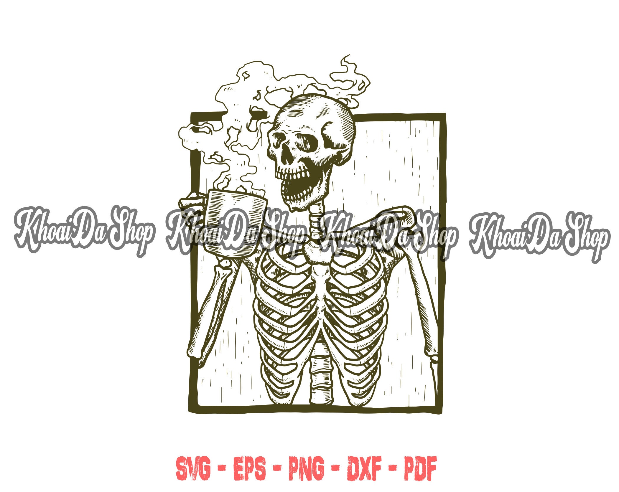 Download Skeleton Svg Skeleton Drink Coffee Svg Skull Drinking Coffee Etsy