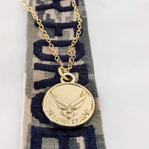 Air Force Logo Pendant Necklace