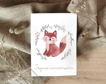 Anniversaire Aquarelle Etsy