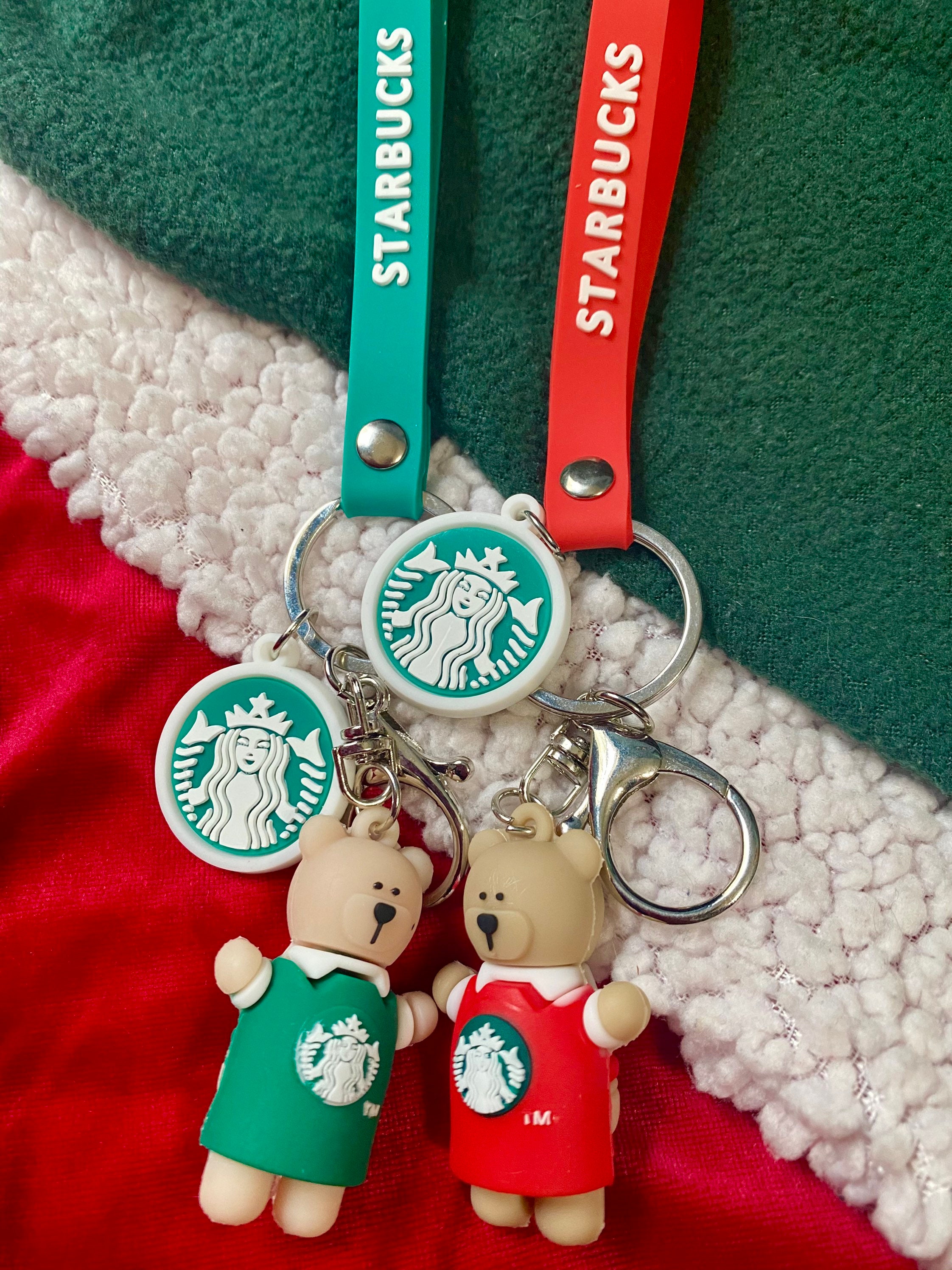 Starbucks bearista keychains MANY colors available Etsy