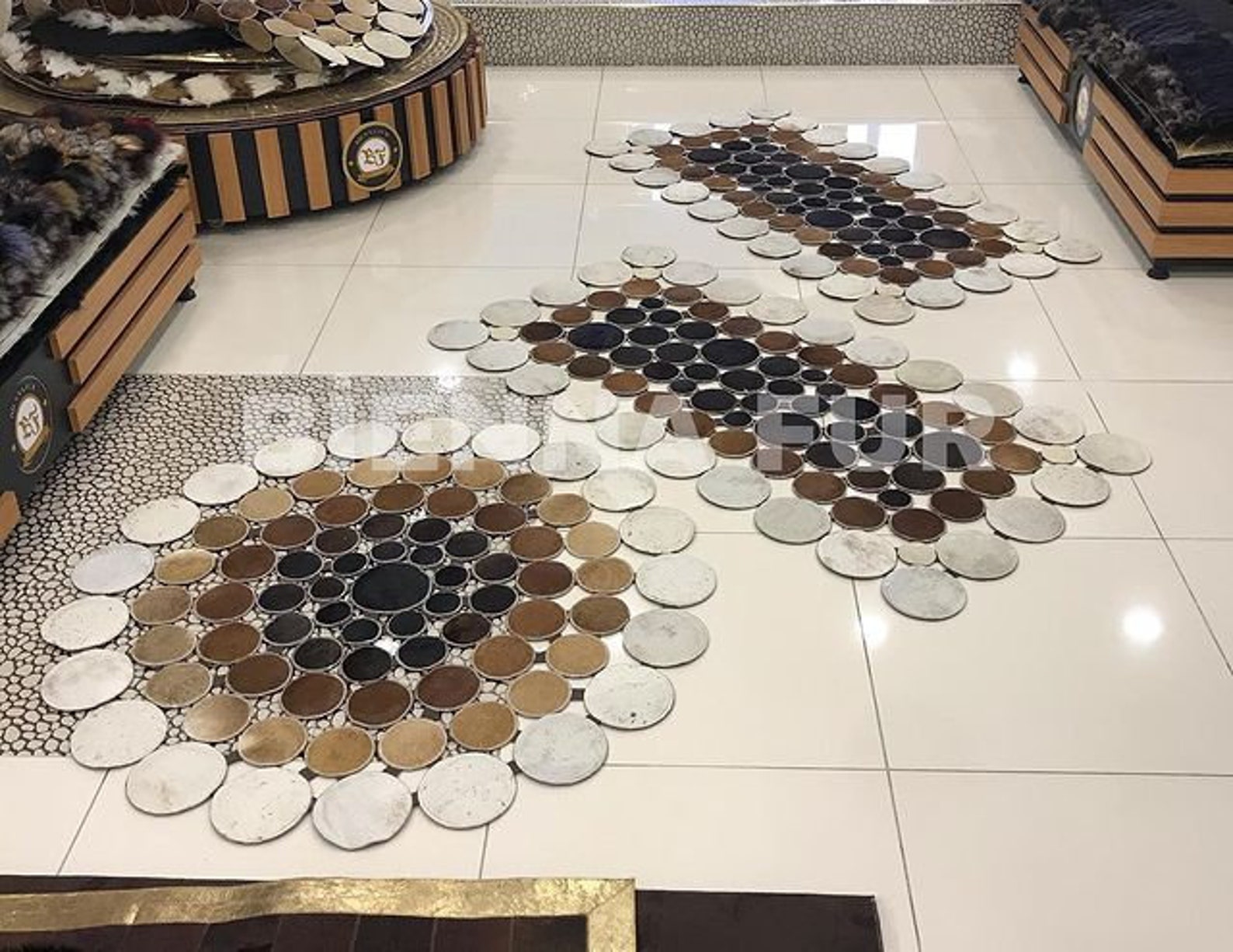 Cow Skin Fur Area Rug for Hallway Decor Natural Cowhide - Etsy