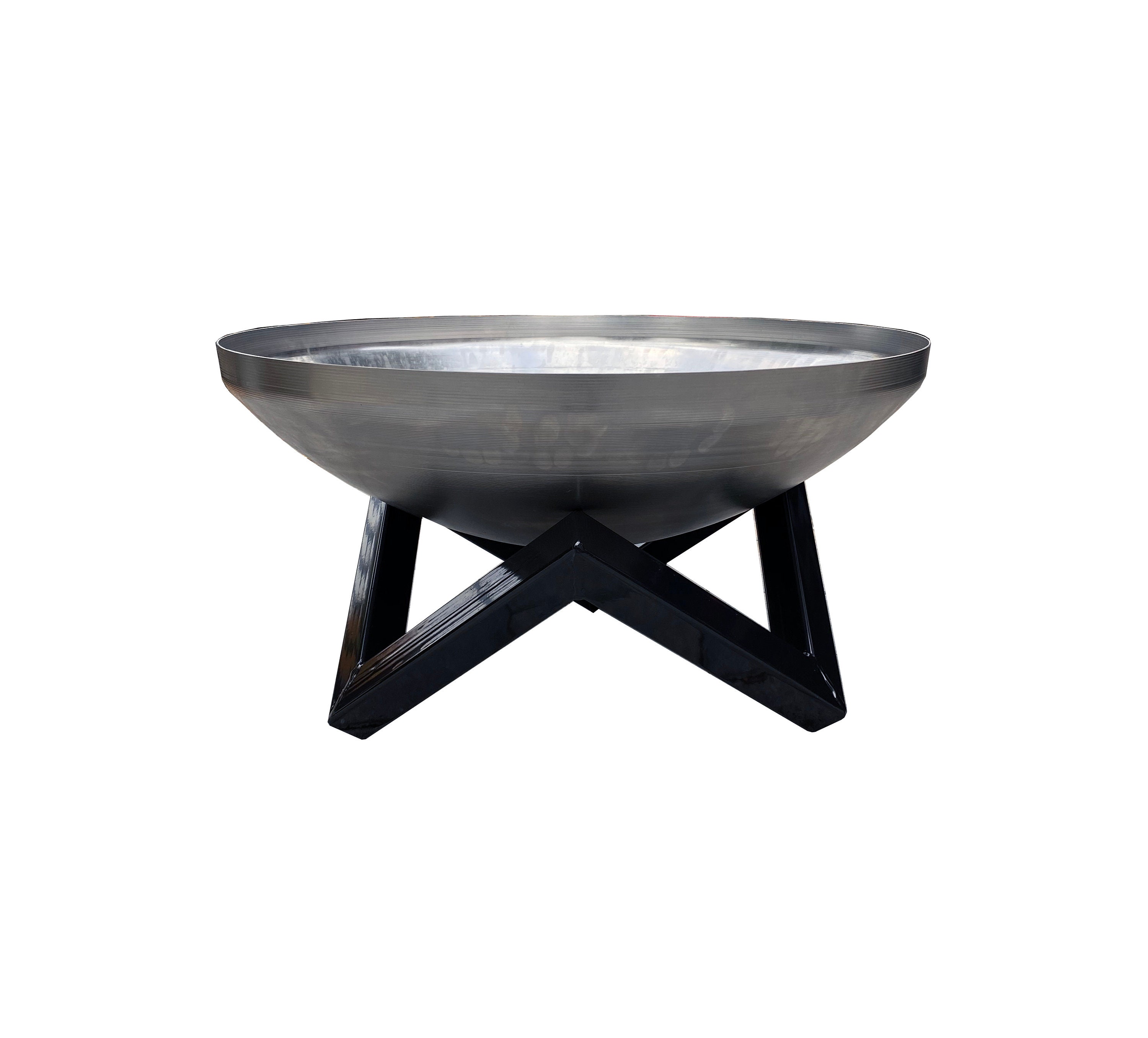 New Fire Pit Durable Robust Stainless Steel 60cm Rust Resistant Bowl …