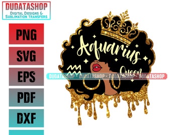 Download Aquarius Queen Svg Etsy