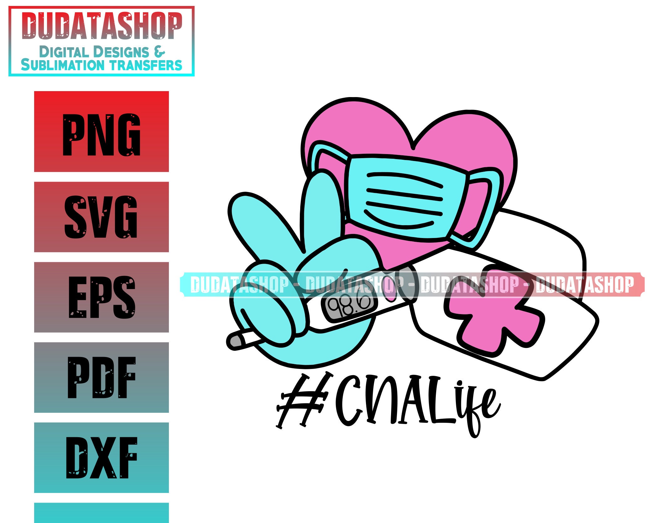 Download Peace Love CNA Life Nurse Lovers Funny Nursing Svg CNA ...