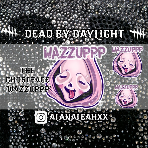 Dead By Daylight Killer The Cute Pink Pastel Ghostface Wassup Wazzup Emote - Twitch / Discord / Youtube