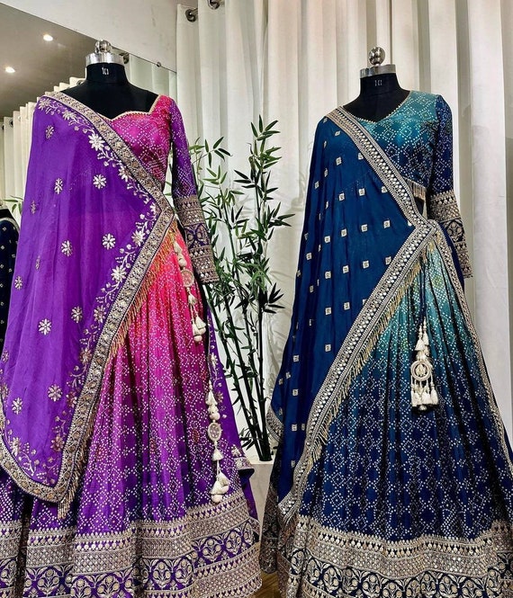 Bollywood Embroidery Lehenga Choli Party Wear Indian Dress