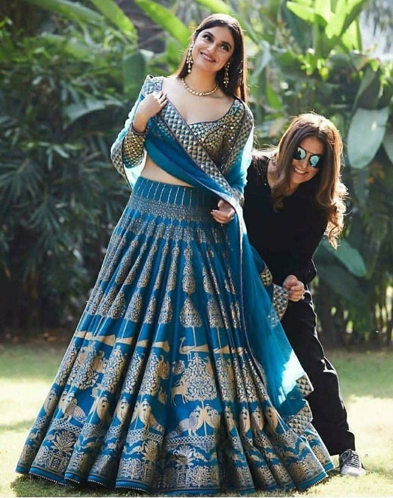 Designer Lehenga Choli for Women Party Wear Bollywood Lengha - Etsy