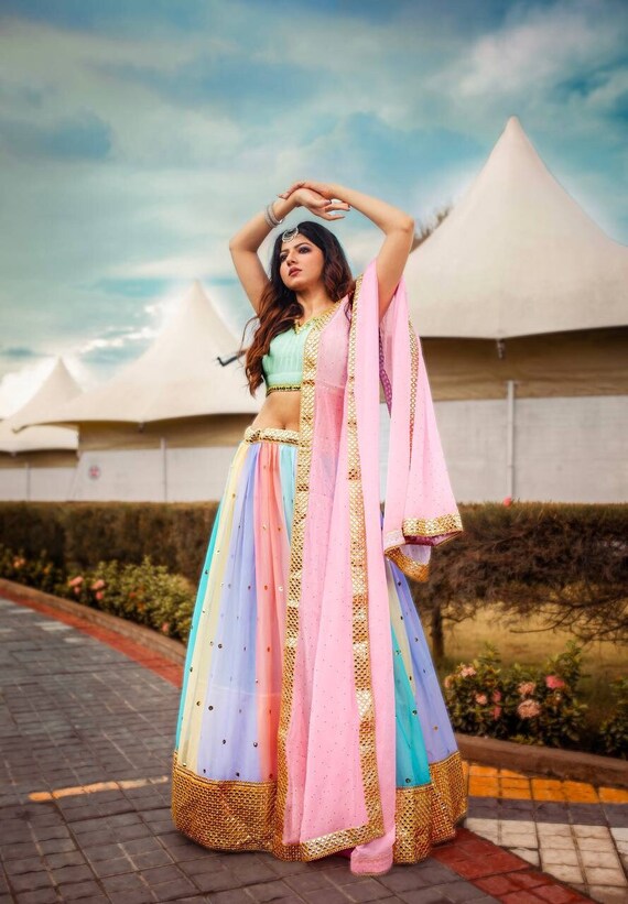 Designer top lehenga girls