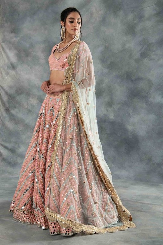 Pakistani Pink Bridal Lehengas with Choli Dress #BS605 | Bridal dress  design, Pakistani bridal, Choli dress