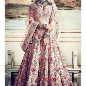 sabyasachi Indian party Bollywood designer wedding bridal lengha for women bridesmaid lengas pakistani lehenga choli Wedding dress lehengas