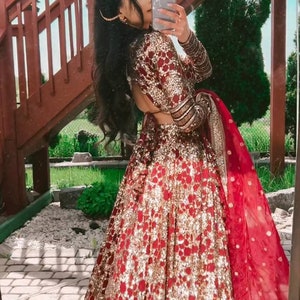 Red Lehenga Wedding Designer Lehenga Choli With High Quality - Etsy