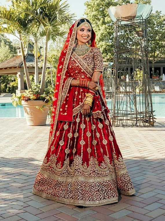 Bridal Indian Designer Lehenga Choli With Embroidery Work Wedding Lehengas  Choli Party Wear Lahengas Choli Indian Women,lahenga Dresses -  UK