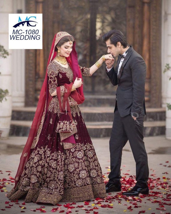 Sabyasachi top lehenga maroon