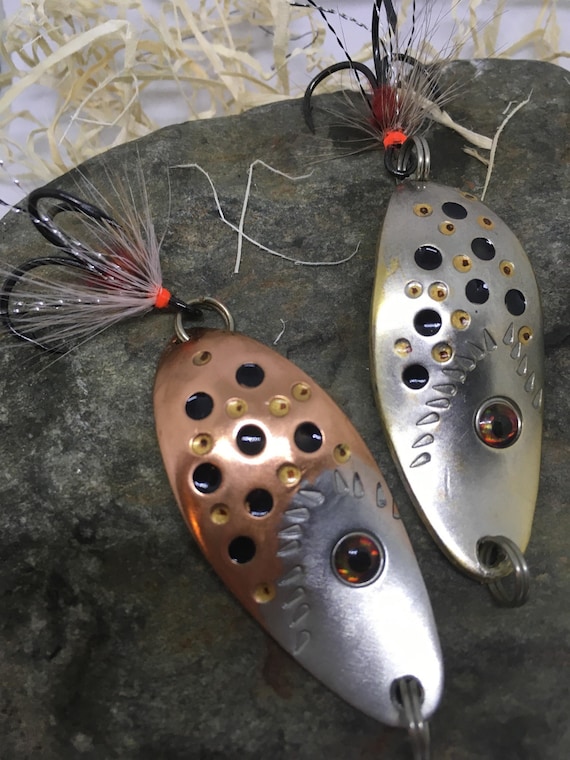 Fishing Spoons Trout Handmade mister Bombastic With Red Dots 1pcs