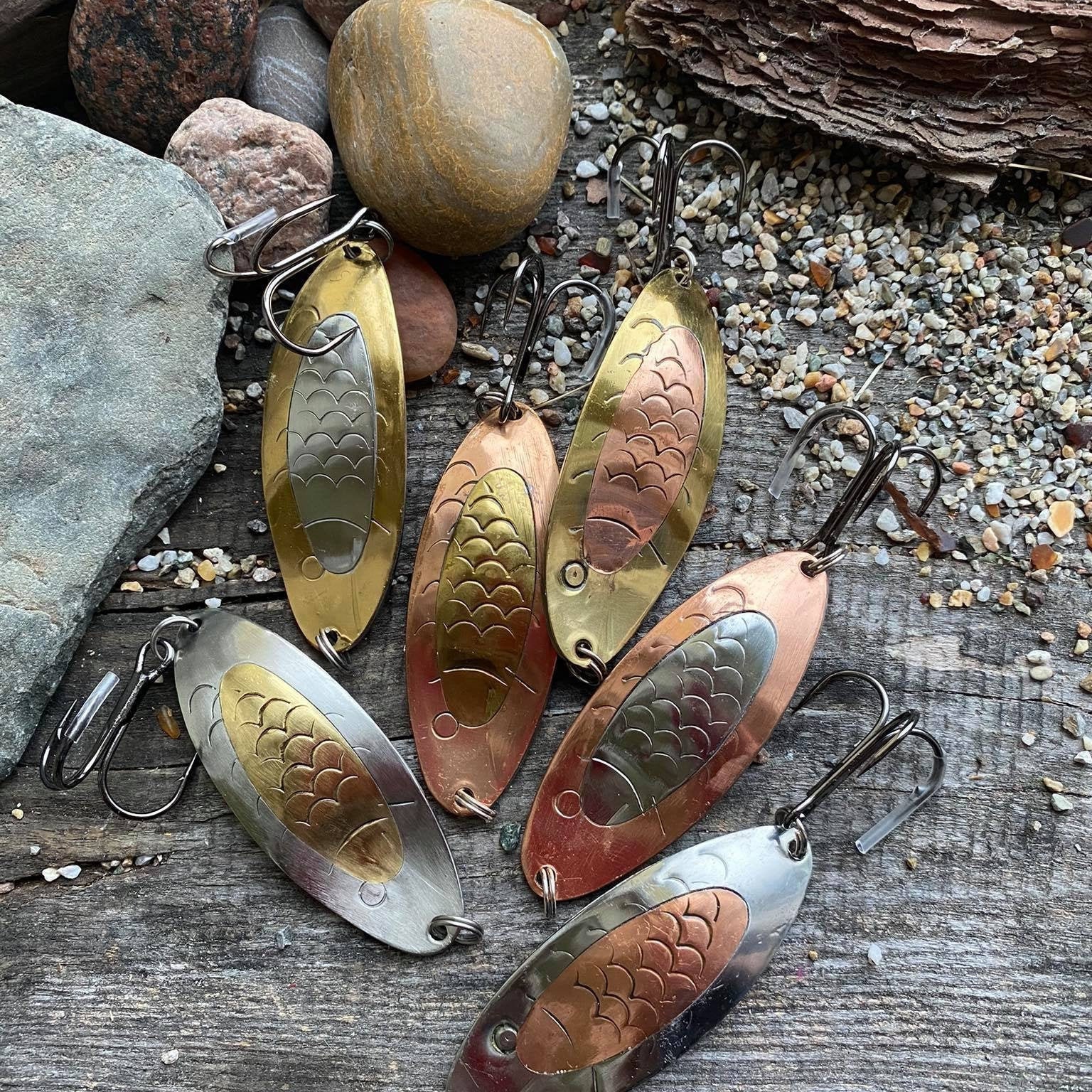 Gold Fishing Spoons 