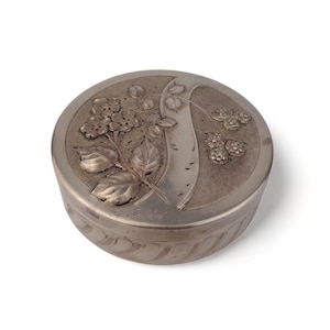 Antique Jewelry Box, Etain Storage Box