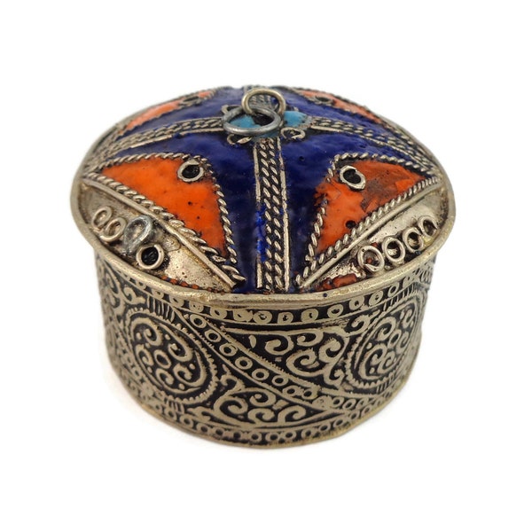Handmade Jewelry Box, Antique Jewelry Box,Moroccan Jewelry Box, Collectible Jewelry Box