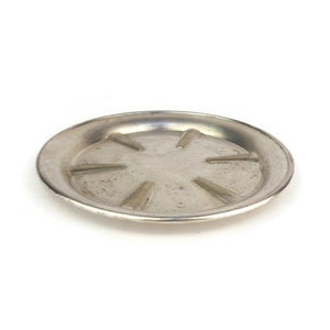 Vintage Silver Plated Round Tray, Small Silver Plated Plate, Marked Argentor Wien