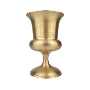Antique Brass Goblet, Old Brass Wine Cup