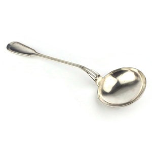 French Silver Plated Ladle, Ercuis Serving Ladle