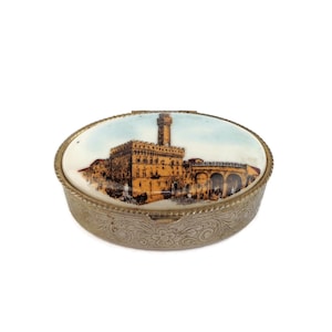 Vintage Pill Box Firenze Palazzo Vecchio