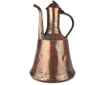 Handmade Copper Pitcher, Antique Copper Pitcher, Copper Watering Pot