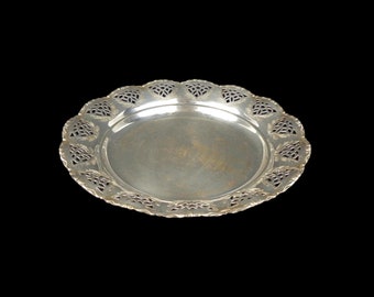 Vintage Silver Plated Tray, Silver Plated Serving Platter