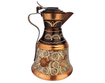 Vintage Dallah Coffee Pot, Antique Copper Dallah Coffee Pot