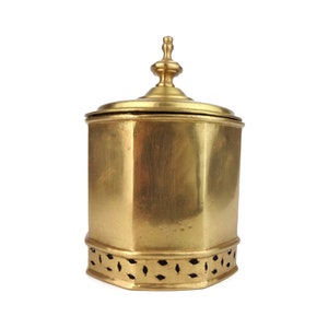 Antique Incense Holder, Brass Incense Box