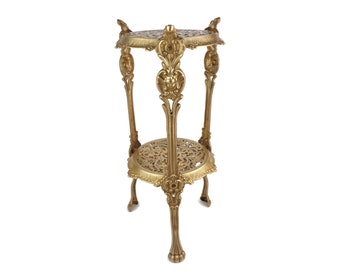 Antique Brass Planters Holder, Flowers Decor, Garden Accessory