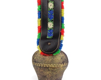 Vintage Swiss Bell, Handmade Tyrol Bell, Swiss Cow Bell